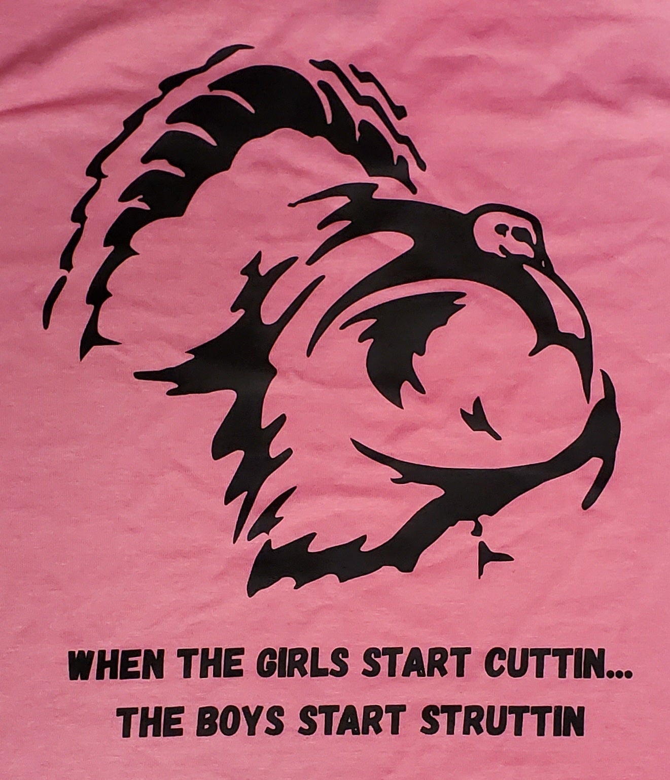 Women's Cuttin & Struttin Dri-Power T-Shirt in Pink & Black