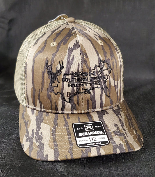 Mossy Oak Bottomland Richardson with Black Embroidered Original SGH Logo