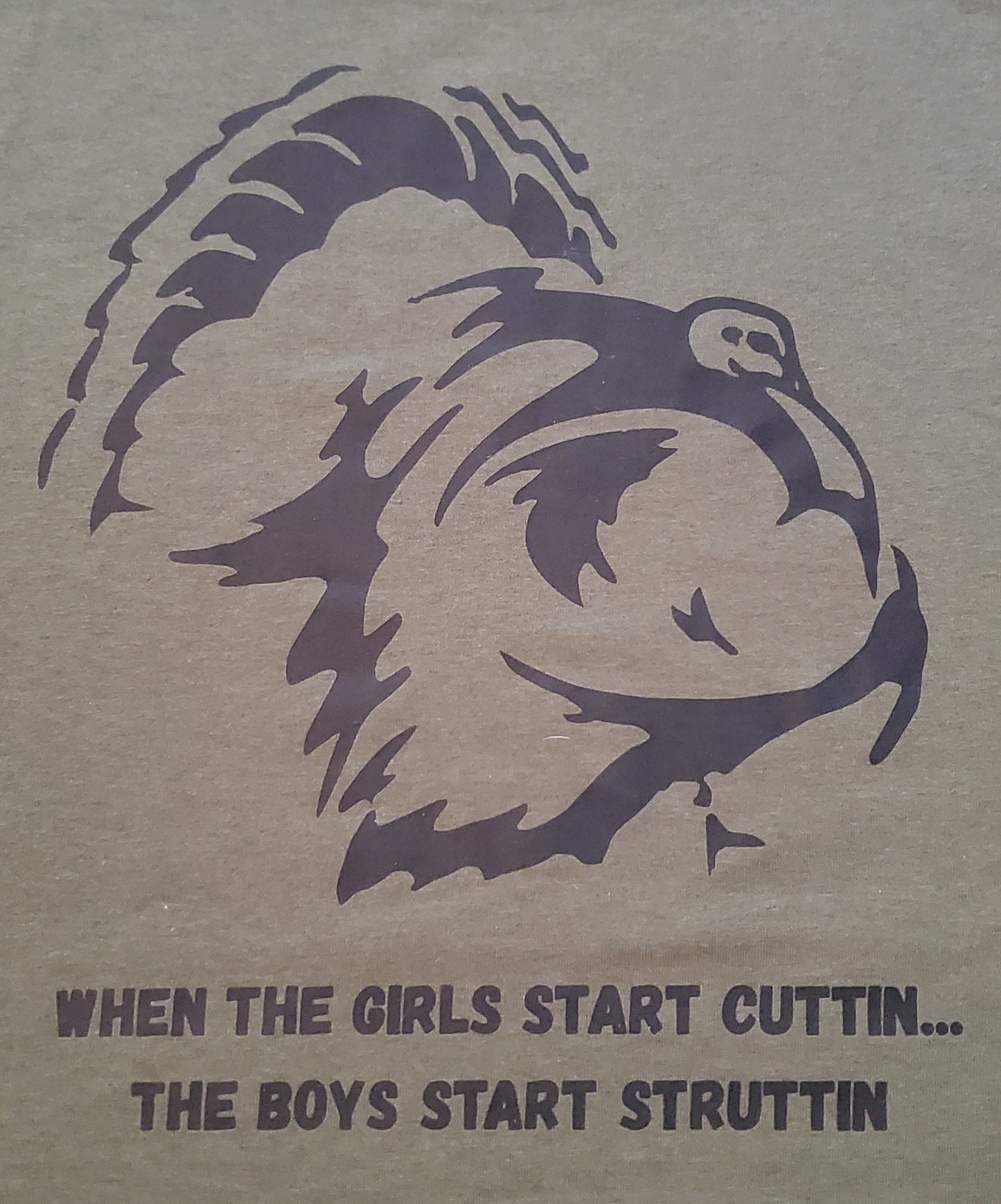 Cuttin & Struttin Dri-Power T-Shirt in Military Green & Black