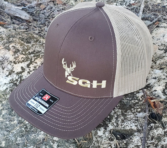 SGH Brown/Tan Richardson 112 with Tan 2nd Generation Deer Logo
