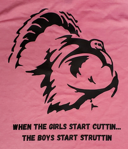 Women's Cuttin & Struttin Dri-Power T-Shirt in Pink & Black