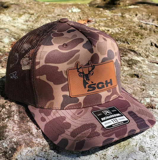 SGH Buck Patch Richardson 112 in Old School Dark Woodland Camo