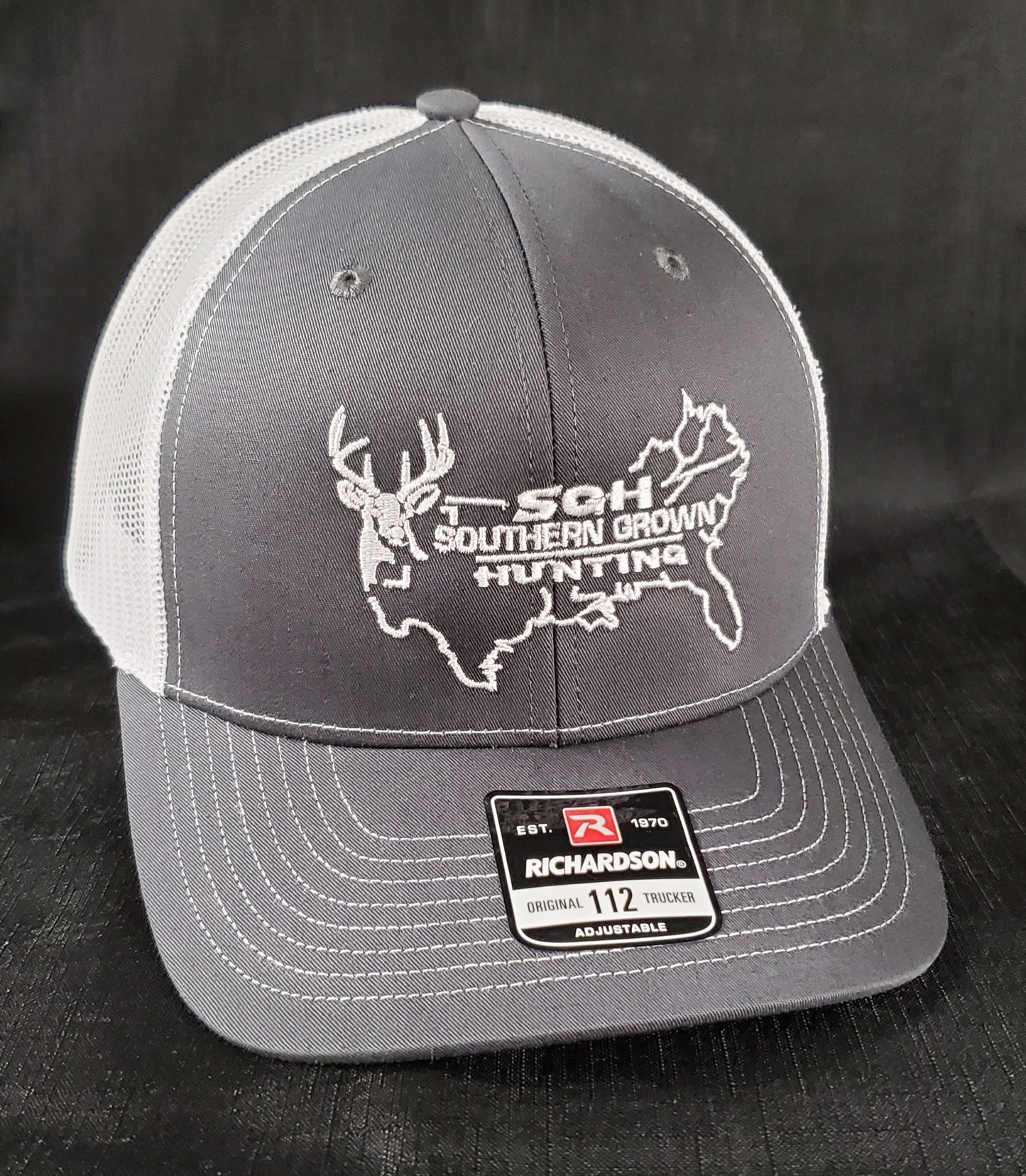 Charcoal / White Richardson 112 Hat