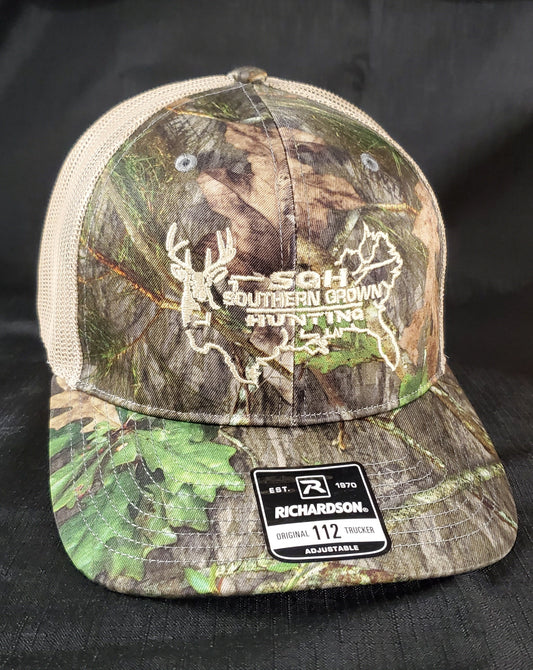 Mossy Oak / Tan Richardson Hat